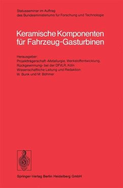 Keramische Komponenten für Fahrzeug-Gasturbinen