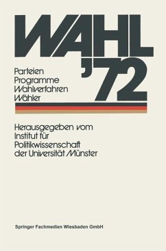 Wahl ¿72 - Institut für Politikwissenschaft der Universität Münster