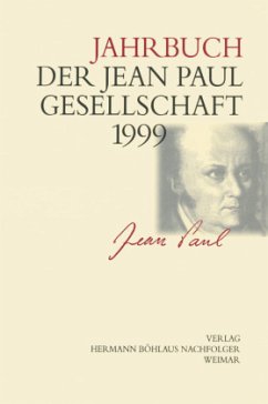 Jahrbuch der Jean-Paul-Gesellschaft - Pfotenhauer, Helmut