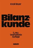 Bilanzkunde mit Grundlagen aus Buchführung und Kostenrechnung