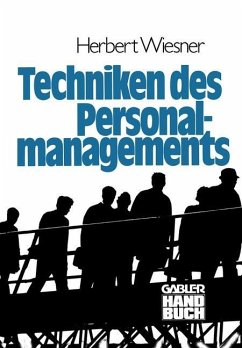 Die Techniken des Personalmanagements - Wiesner, Herbert
