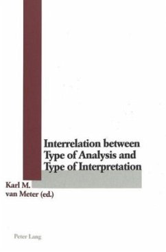 Cover Interrelation between Type of Analysis and Type of Interpretation