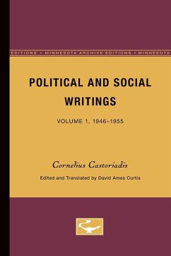 Political and Social Writings - Castoriadis, Cornelius