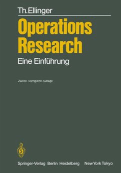 Operations Research - Ellinger, Theodor