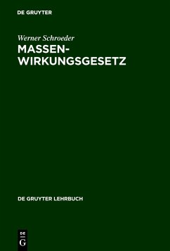 Massenwirkungsgesetz - Schroeder, Werner