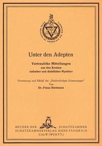 Unter den Adepten - Hartmann, Franz