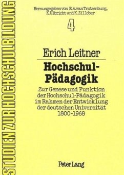 Hochschul-Pädagogik - Leitner, Erich