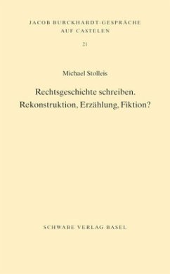 Cover Rechtsgeschichte schreiben