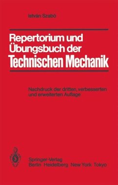 Repertorium und Übungsbuch der Technischen Mechanik - Szabo, Istvan