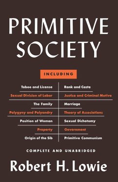 Primitive Society - Lowie, Robert Harry