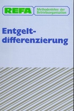 Cover Entgeltdifferenzierung / REFA Methodenlehre der Betriebsorganisation