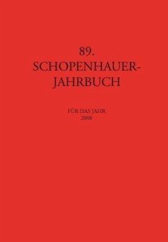 Schopenhauer-Jahrbuch / Schopenhauer Jahrbuch Bd.89