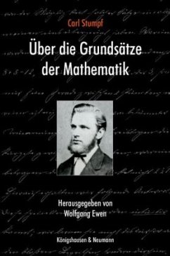 Über die Grundsätze der Mathematik - Stumpf, Carl