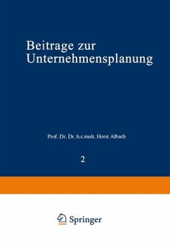 Beiträge zur Unternehmensplanung - Albach, Horst