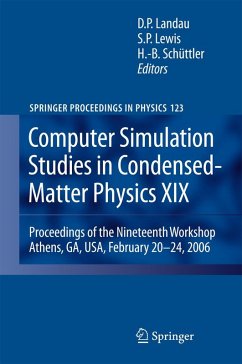 Computer Simulation Studies in Condensed-Matter Physics XIX