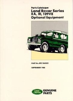 Land Rover Ser 2a, 3, 109v8 Opt Eq Cat - Brooklands Books Ltd