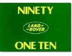 Land Rover 90 & 110 Owner Manual
