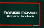 Range Rover Owner Hndbk 1986+
