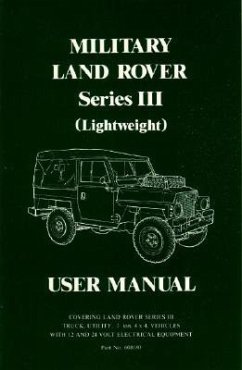 User Manual for Military Land Rover Series III (Lightweight)