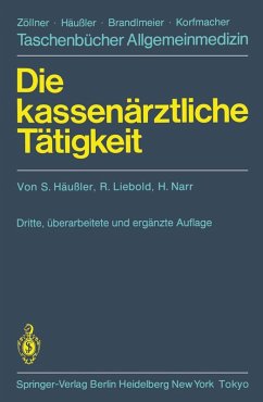 Cover Die kassenärztliche Tätigkeit