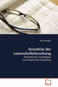 Grundriss der Leserschaftsforschung - Schneider, Tina