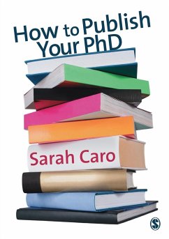 How to Publish Your PhD - Caro, Sarah