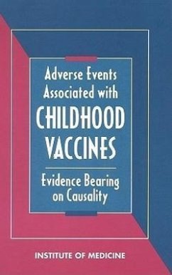 Adverse Events Associated with Childhood Vaccines - Institute Of Medicine; Vaccine Safety Committee