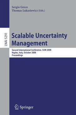 Scalable Uncertainty Management - Greco, Sergio / Lukasiewicz, Thomas (eds.)