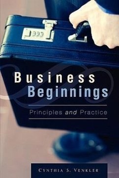 Business Beginnings - Venkler, Cynthia S.