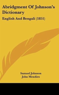 Abridgment Of Johnson's Dictionary - Johnson, Samuel