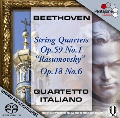 Streichquartette Op.59 1+Op.18 6 - Quartetto Italiano