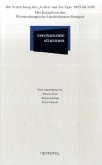 Die Vertreibung der "Juden" aus der Oper 1933 bis 1945. Der Kampf um das Württembergische Landestheater Stuttgart / Verstummte Stimmen