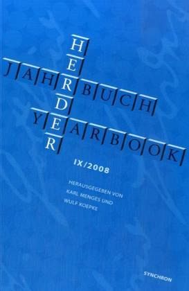 Herder Jahrbuch IX / 2008. Herder Yearbook IX / 2008