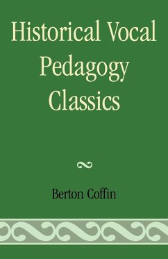 Historical Vocal Pedagogy Classics - Coffin, Berton