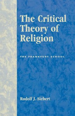 Cover Critical Theory of Religion