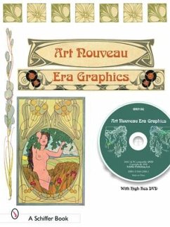 Treasury of Art Nouveau Era Decorative Arts & Graphics: Ornamental Figures, Flowers, Emblemas, Landscapes, and Animals with DVD [With DVD ROM] - Schiffer Publishing Ltd