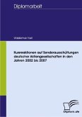 Kursreaktionen auf Sonderausschüttungen deutscher Aktiengesellschaften in den Jahren 2002 bis 2007