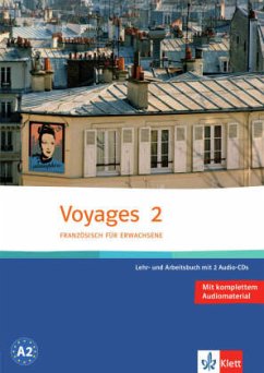 Lehr- und Arbeitsbuch, m. 2 Audio-CDs / Voyages - Französisch für Erwachsene 2