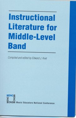 Cover Instructional Literature for Middle Level Band