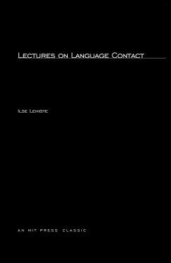 Lectures on Language Contact - Lehiste, Ilse