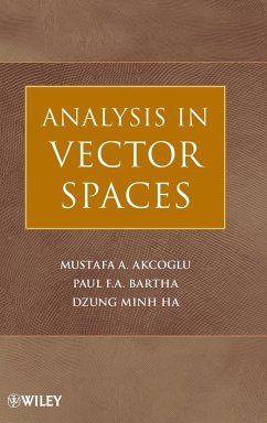 Analysis in Vector Spaces - Akcoglu, Mustafa A.; Bartha, Paul F. A.; Ha, Dzung Minh