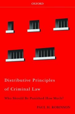 Distributive Principles of Criminal Law - Robinson, Paul H