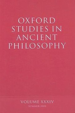 Oxford Studies in Ancient Philosophy: Volume 34