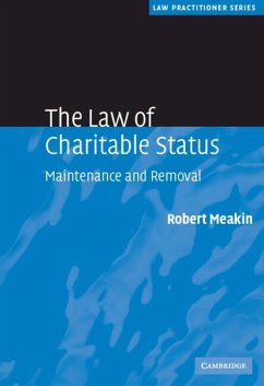 The Law of Charitable Status - Meakin, Robert