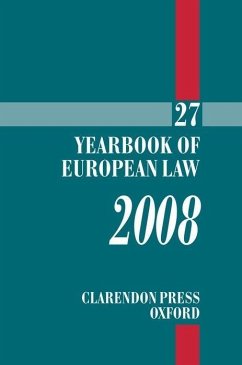 Yearbook of European Law 2008: Volume 27 - Eeckhout, Piet / Tridimas, Takis (ed.)