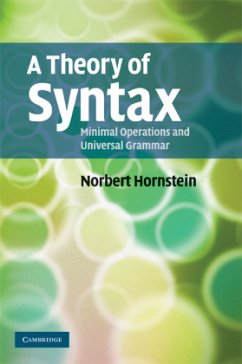 A Theory of Syntax - Hornstein, Norbert