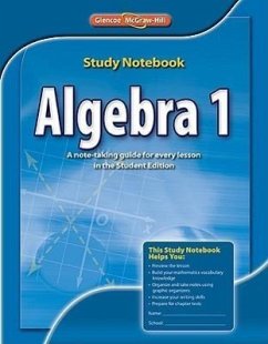 Algebra 1, Study Notebook - McGraw-Hill Education