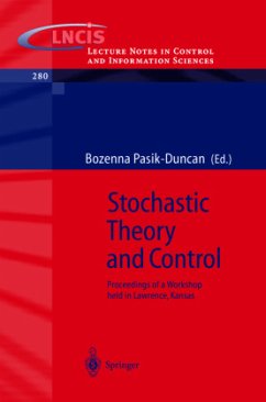 Stochastic Theory and Control - Pasik-Duncan, Bozenna (ed.)