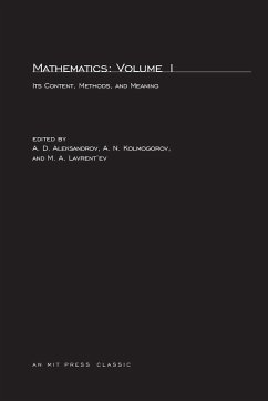 Mathematics, second edition, Volume 1 - Aleksandrov, A. D. / Kolmogorov, A. N. / Lavrent'ev, M. A. (eds.)