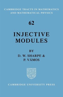 Injective Modules - Sharpe, Tom; Sharpe, D. W.; Vamos, P.